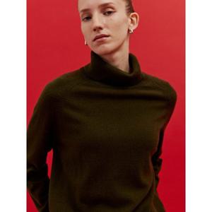 [Melissa] A라인 터틀 풀오버  카키 (ML5951B22H)