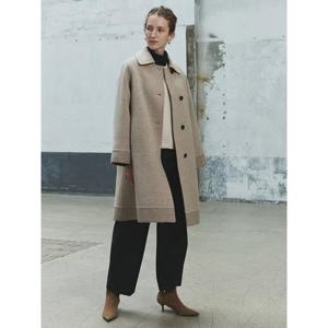 [Melissa] 니트배색 핸드메이드 롱코트  베이지 (ML5930A22A)