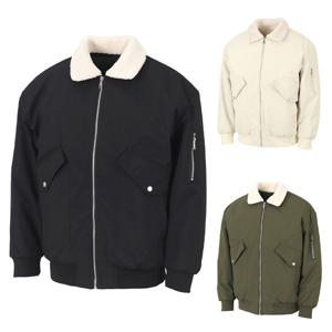 겨울 양털 카라 배색 패딩 점퍼 오버핏 남성 골프 자켓 DPWMJP89