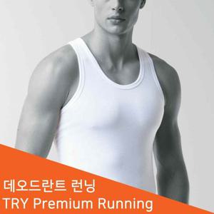 트라이 데오도란트 남성 런닝 민소매 남자나시 1매