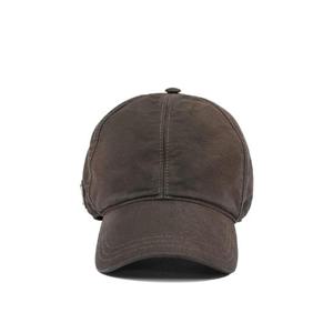 25FW 프라다 브라운 코튼 베이스볼 cap 2HC27416IFF0192