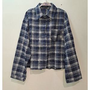 [더데이걸]기모 코디 체크 셔츠남방TGBW25W2T