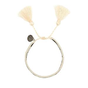 25SS 프라다 투 tone suede 앤 fabric 브레이스렛 1IB6572HIVF0K74