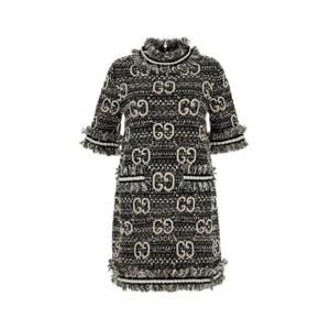 24SS 구찌 Embroidered bouclA 미니 드레스 721151XKCQX1060