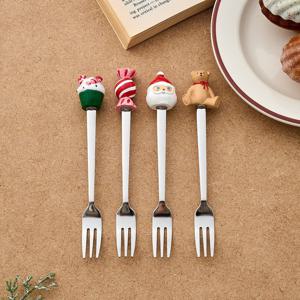 [모던하우스] 홀리베어 레진 티포크 4P 세트