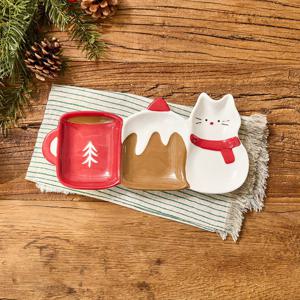 [모던하우스] L 포근한 겨울 3칸나눔접시