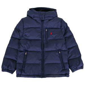 폴로랄프로렌 25FW 주니어 립스탑 후드 다운 패딩 뉴포트네이비 323969861 002