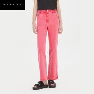 [시슬리]오비 와이드 핏 데님팬츠_SADP02341
