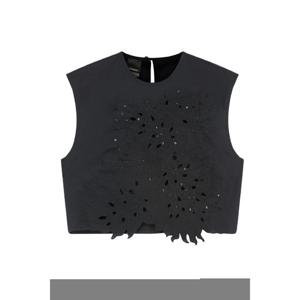 25SS Pinko True Colors 코튼 crop 탑 104850A2H0Z99