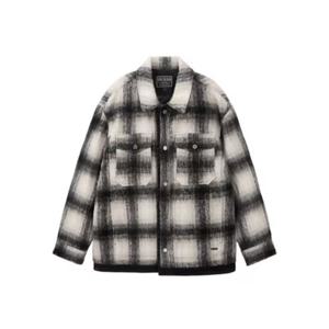 [게스]게스 남성 데님믹스 체크 셔켓 블랙 MO4W7851