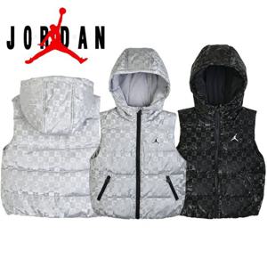 나이키키즈 조던 샤이니 모노그램 다운 베스트 오리털패딩조끼 N254VE188P