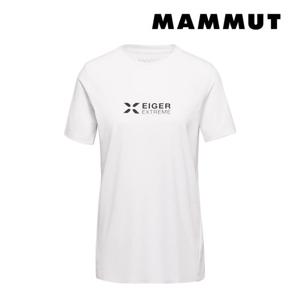 [마무트]아이거 로고 티셔츠 여성 M21E6TR001_WH_BL