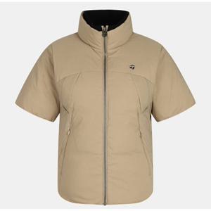 테일러메이드  2025F W 여성 반팔 구스다운 점퍼 TWDJE8103-508 베이지