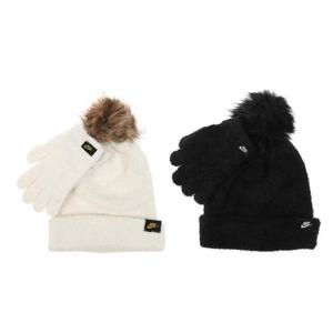 [나이키키즈(플레이키즈)][나이키키즈] 나이키 플러시 피크 비니 장갑 세트 8-15세 A244CA401P