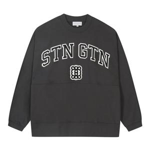 [지이크]BOX-FIT SWEATSHIRT DARK GRAY PJIBH8910 B