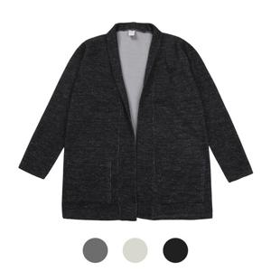 [파파브로] 남성 간절기 롱기장 노버튼 숄가디건 HIT-JUA-Q017