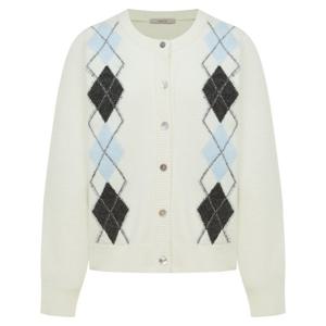 [TAG 115000원][케네스레이디] 아가일 버튼 가디건 EVCDPK9300