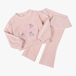 [치크(키즈)]리본토끼 치마바지 set CKSM25T81