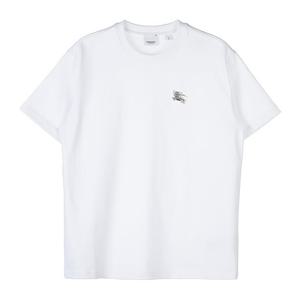 [버버리] 여성 크리스탈 코튼 오버사이즈 티셔츠 8065027 W CARRICK CRYSTAL EXD A1464 (스크래치)