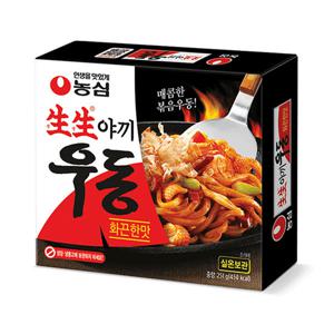 봉지라면 농심 생생야끼우동 화끈한맛 251g 20개