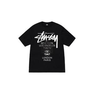 스투시 도버 스트리트 마켓 월드투어 티셔츠 블랙 2023 3903793Black