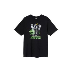 스투시 x 유니온 프리 유어 소울 티셔츠 블랙 3903692BLACK