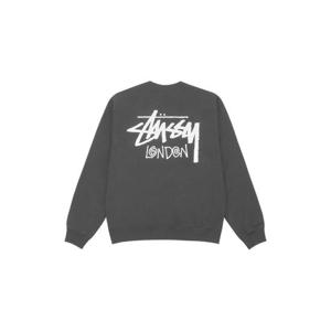 스투시 스탁 런던 크루넥 블랙 3913800BLACK