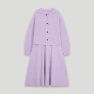 코데즈컴바인  니트 후디가디건 원피스 셋업 (CKD-KO301WA)