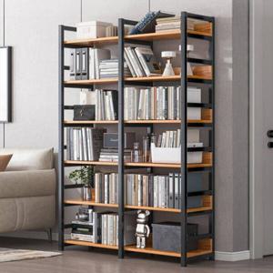 아트박스/가구느낌 리버책장 6단 1400 철제 책꽂이 인테리어