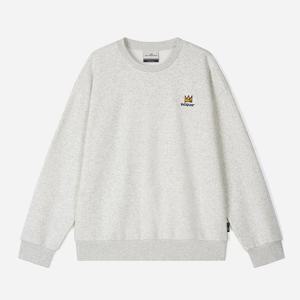 [클라이드]유니 레터링 자수 기모 맨투맨티셔츠 FPDTS487U