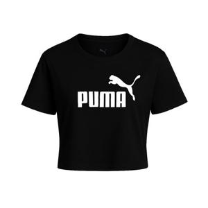 [푸마 주니어]푸마 에센셜 로고 숏랭쓰 반팔티 블랙 684939-01