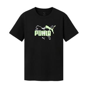 [푸마]푸마 에센셜 로고랩 썸머 여성 반팔티 블랙 685795-01