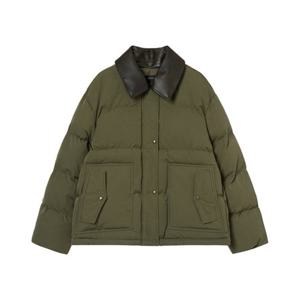 [올리브데올리브]카라 배색 패딩 점퍼 OP5WMA05