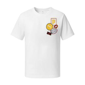 [푸마 주니어]푸마 그래픽 아이콘 반팔티 화이트 684829-02