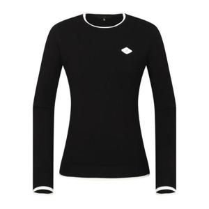 JDX DP01 배색 포인트 여성 라운드넥 스웨터 X1SPX5331