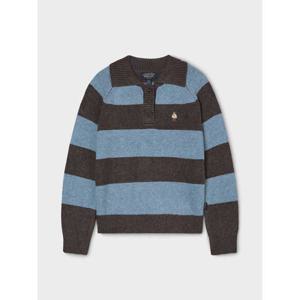 [후아유] Bokashi Stripe Collar Pullover / WHKAF4T32F