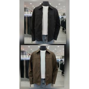 [앤드지]25 F/W 인조가죽 스웨이드 자켓 2종 HZF5LJ1102_GN