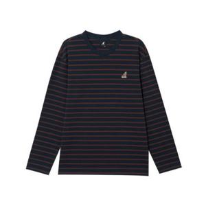 M 캉골긴팔티 CQK KRFC-LT35390NV 스트라이프 긴팔 티셔츠 3539 네이비
