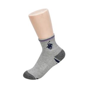 비버리힐즈 2중 숙녀 말로고 쿠션 파일 단목 양말0146ba