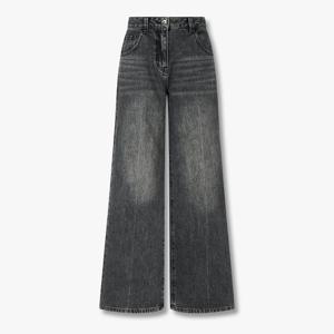 [보브]프론트 라인 와이드 데님 팬츠7156155003Y