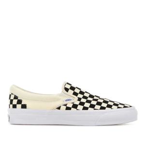 반스 체커보드 프린트 캔버스 리이슈 슬립온 스니커즈 VN000CSE