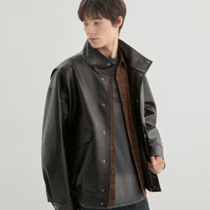 [게스(진)]남성 인조 가죽자켓(MP4W7851)