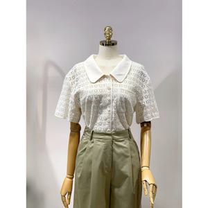 올리브데올리브 (OW5XB4530) 플로럴 레이스 아우터형 셔츠