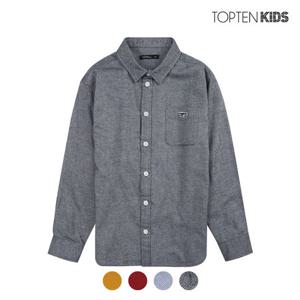 [탑텐키즈][탑텐키즈] 남아 솔리드 플란넬 셔츠_MKZ4WC1911