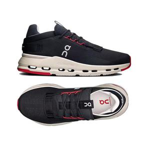 25FW 클라우드노바2 러닝 스니커즈 블랙레드 3ME30213185