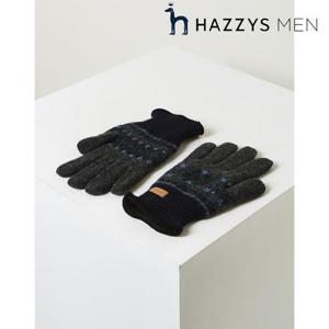 헤지스 남성 (HZGV5F105) 노르딕 패턴 장갑