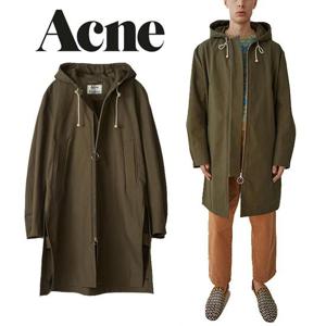 아크네 멜트 트윌 코튼코트 사파리 그린 Melt Twill 22J176