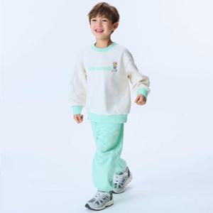 뉴발란스키즈트레이닝세트 RQJ NK9YF1409U-84 VICTORY TEAM_빅토리 일러스트 스웨트셋업 / Mint