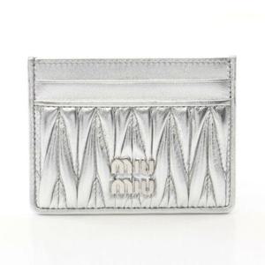 MIU 미우미우 25 마테라쎄 나파 가죽 카드 지갑 (5MC076 AFPP F0118)