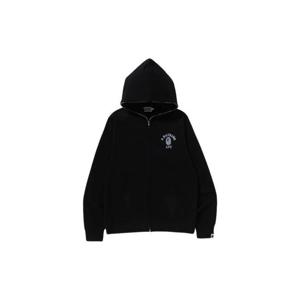 베이프 어 베이싱 에이프 오버 프린트 풀 집 후드 블랙 -1k80-115-002Black